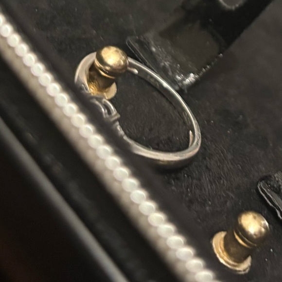 Sapphire (9/10 ct. t.w.) and Diamond Accent Ring in 14k White Gold - Picture 7 of 9